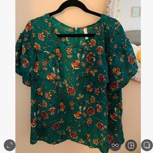 XXL Xhilaration Target Chic Floral Blouse
